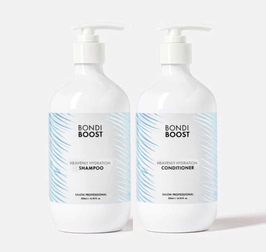 Bondi Boost Heavenly Hydration Shampoo 500ml & Conditioner 500ml Bundle
