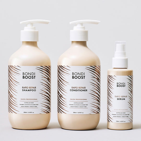 Bondi Boost Rapid Repair Shampoo & Conditioner & Serum Bundle