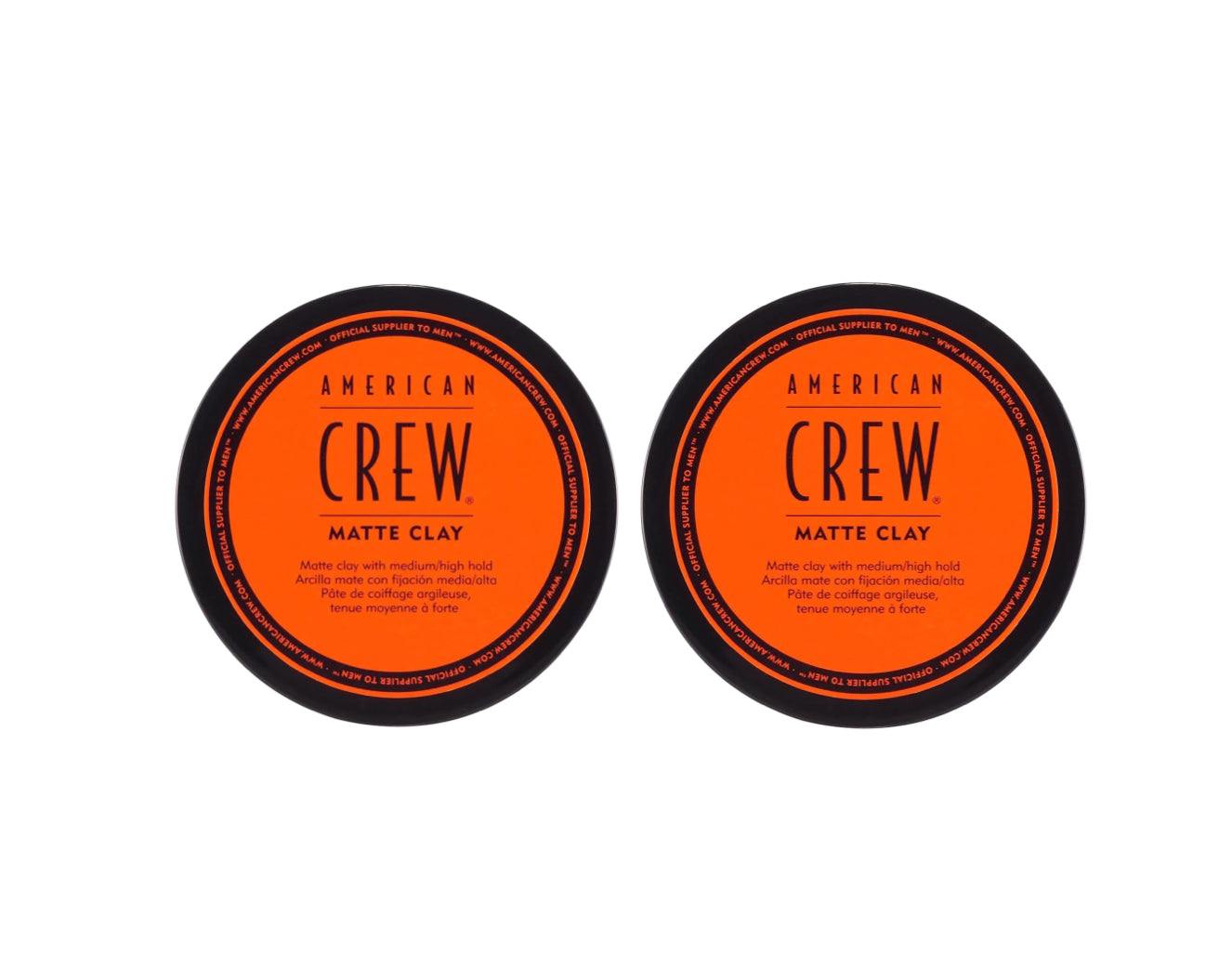 AMERICAN CREW MATTE CLAY 2x85g Bundle