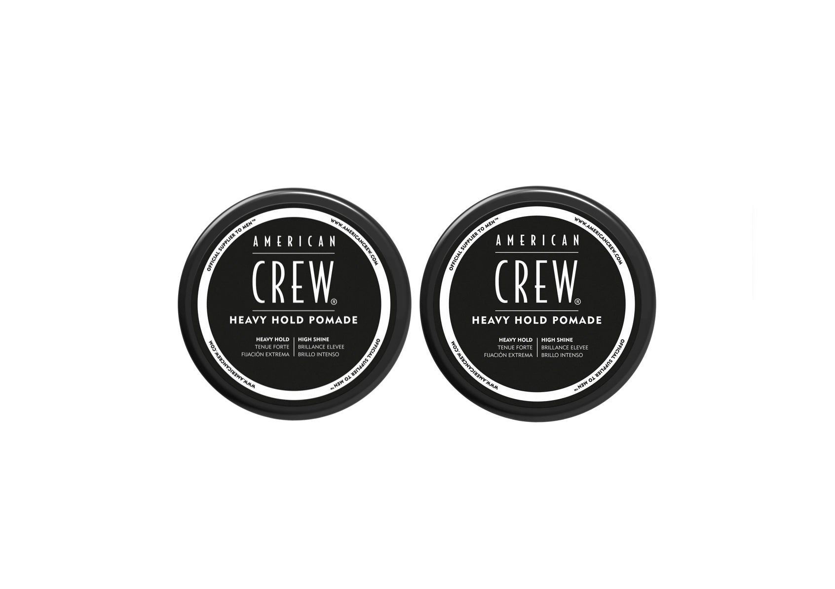 AMERICAN CREW HEAVY HOLD POMADE  2x85g Bundle