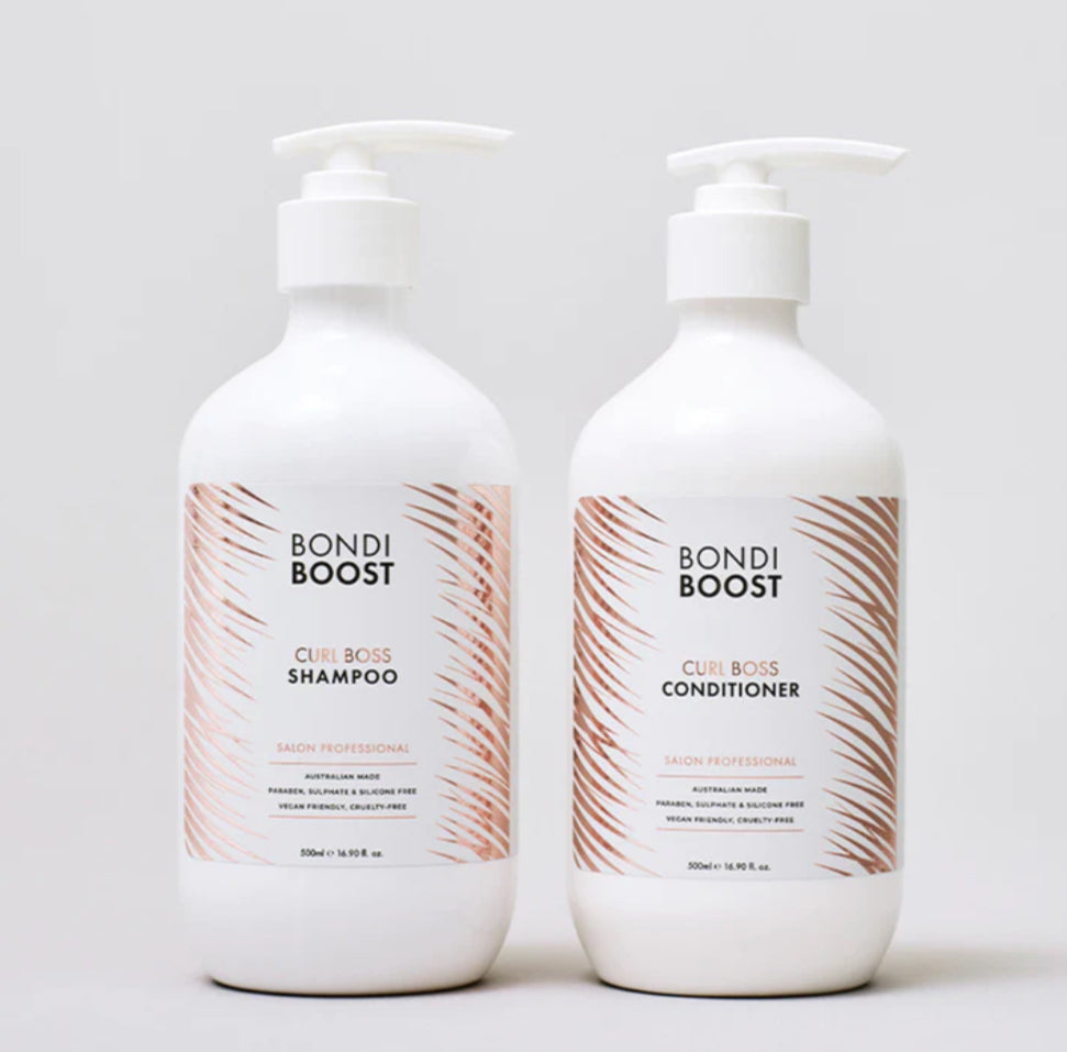 Bondi Boost Curl Boss Shampoo 500ml & Conditioner 500ml Bundle