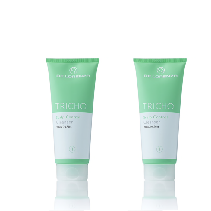 De Lorenzo Tricho Scalp Control Cleanser 2x200ml Bundle