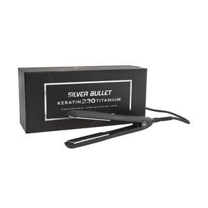 Silver Bullet Keratin 230 Titanium Professional Hair Straightener Wide Plate (38mm) - AtsiHairSupplies