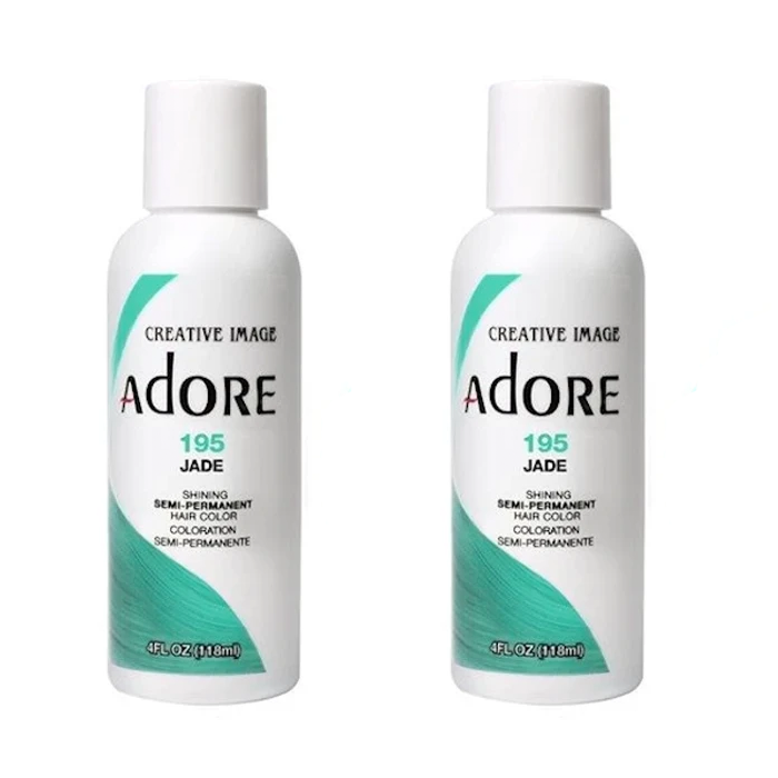 Adore Semi-Permanent Hair Colour 195 Jade Duo - 118mL - AtsiHairSupplies