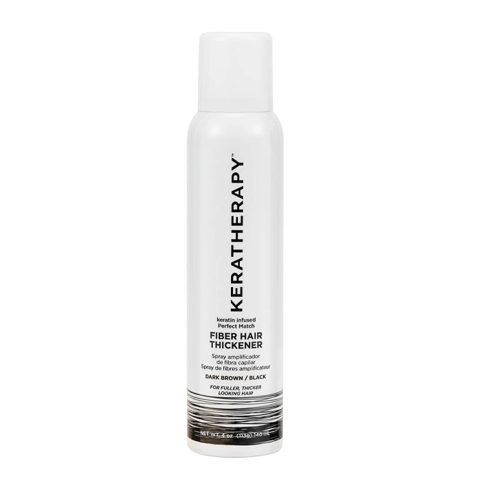 Keratherapy Fiber Hair Thickener Dark Brown Black 140ml - AtsiHairSupplies