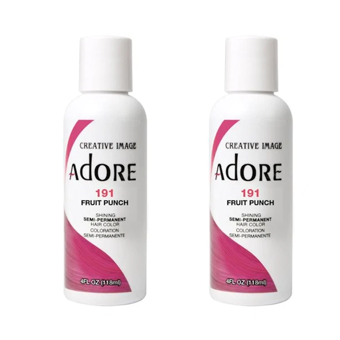 Adore Semi-Permanent Hair Colour 191 Fruit Punch Duo - 118mL - AtsiHairSupplies