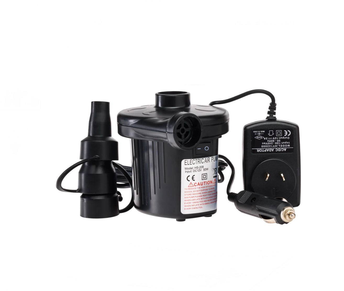 ACQUA BOSS ELECTRIC AIR PUMP 240V 12V PORTABLE PUMP