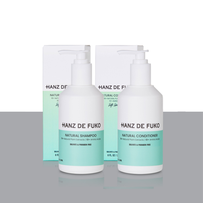 Hanz De Fuko Natural Shampoo Conditioner 237ml Pack - AtsiHairSupplies