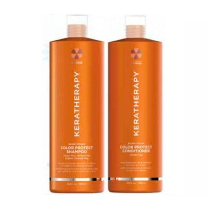 Keratherapy Colour Protect Shampoo Conditioner 1000ml Pack - AtsiHairSupplies
