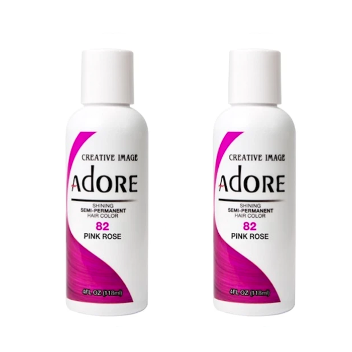 Adore  Semi-Permanent Hair Colour 82 Pink Rose Duo - 118mL - AtsiHairSupplies