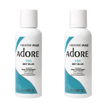Adore  Semi-Permanent Hair Colour 196 Sky Blue Duo (2x118mL)