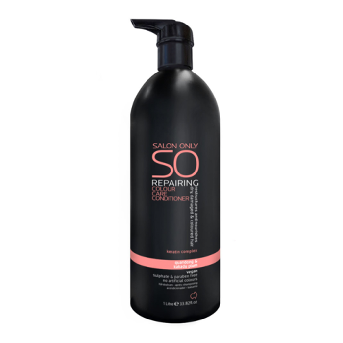 
            
                Load image into Gallery viewer, Salon Only SO Repairing Colour Care Conditioner (1000mL) - AtsiHairSupplies
            
        
