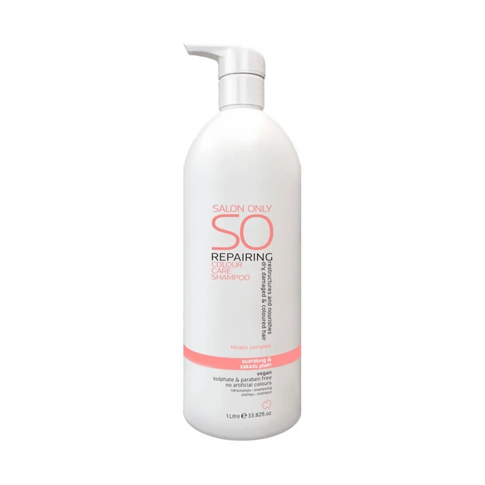 Salon Only SO Repairing Colour Care Shampoo (1000mL) - AtsiHairSupplies