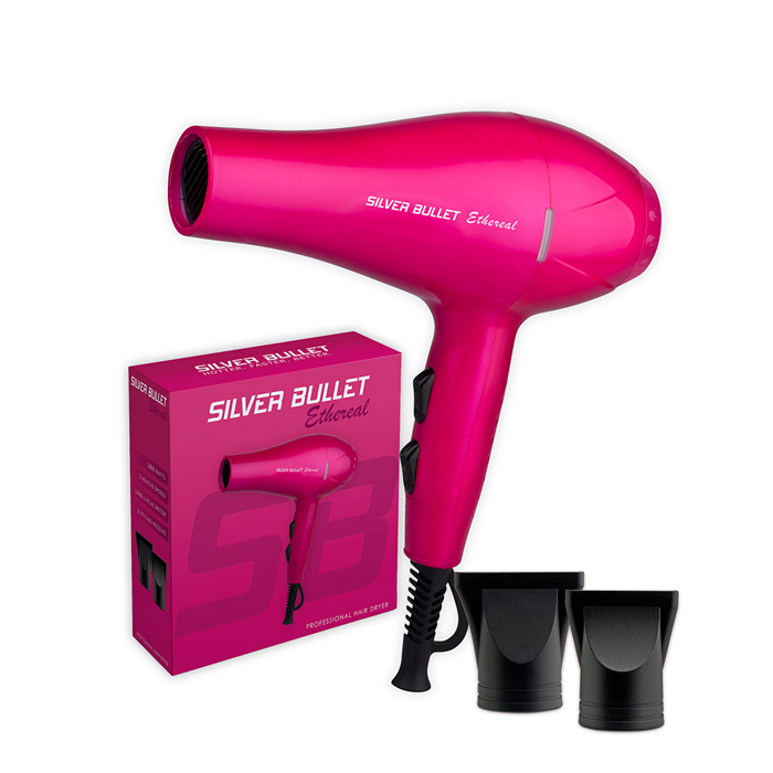 Silver Bullet Ethereal Professional Hair Dryer Pink - AtsiHairSupplies