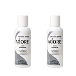 Adore  Semi-Permanent Hair Colour 155 Titanium Duo  (2x118mL)