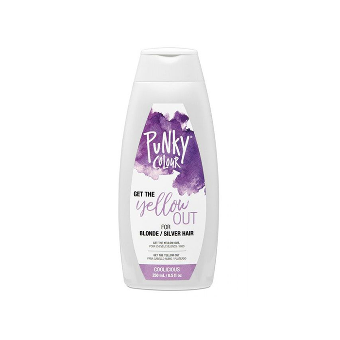 Punky Colour Get The Yellow Out: Shampoo For Blonde/Silver Hair - Coolicious (250mL)