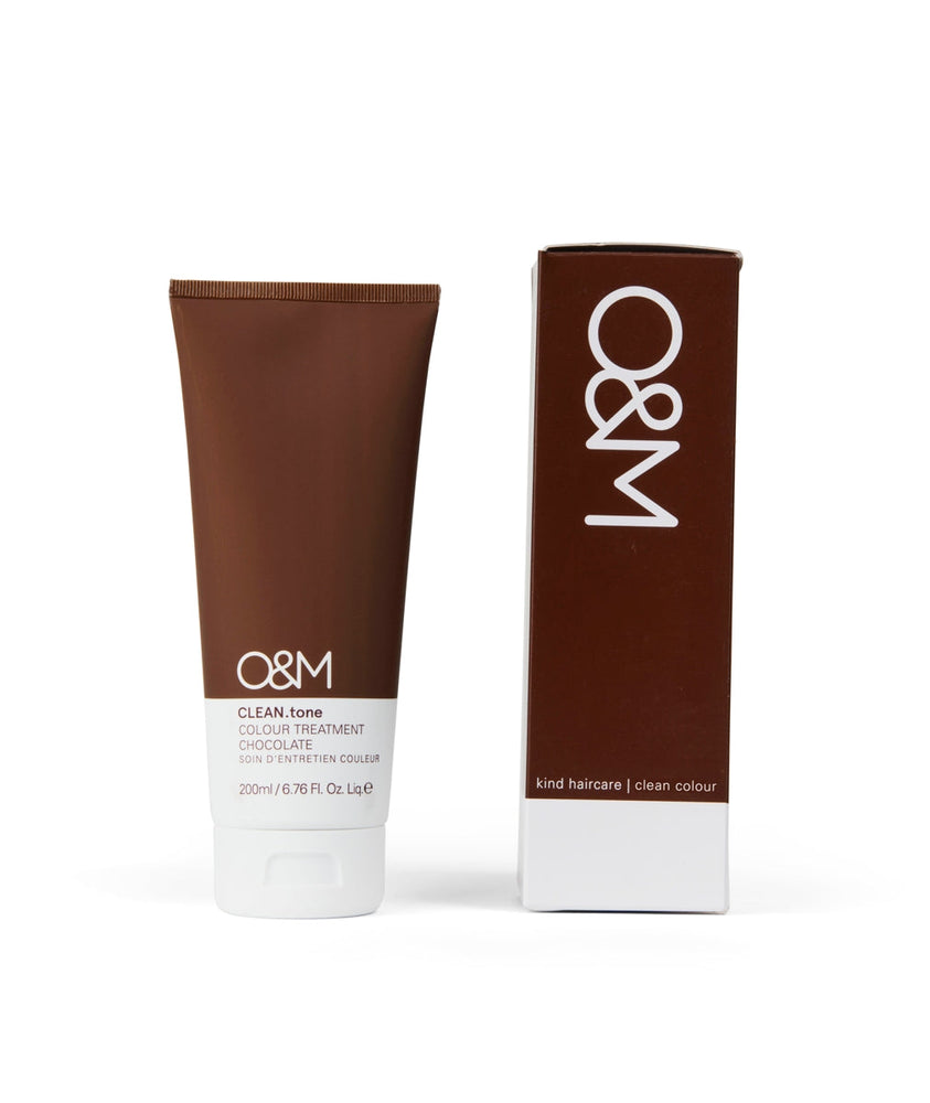 O&M Clean.Tone Chocolate Colour Treatment 200ml - AtsiHairSupplies