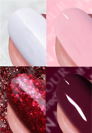 NAILS.INC LONDON Red Velvet Please 4-Piece Cake-Inspired Nail Polish Set