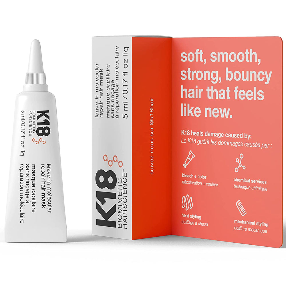 K18 leave-in molecular repair hair mask 5ml - AtsiHairSupplies