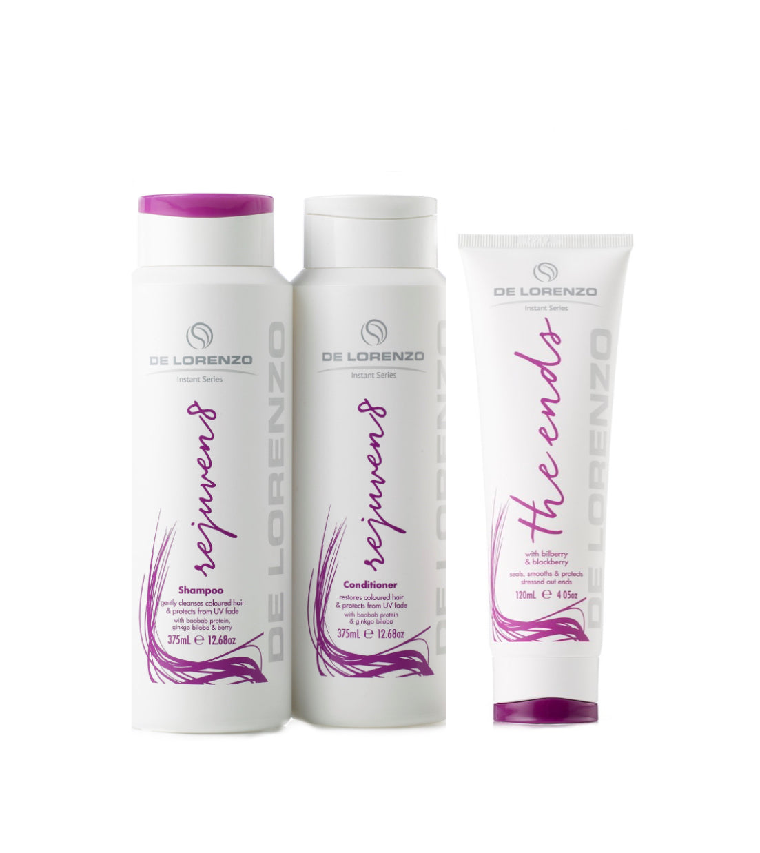 De Lorenzo Rejuven8 Shampoo Conditioner The Ends Pack