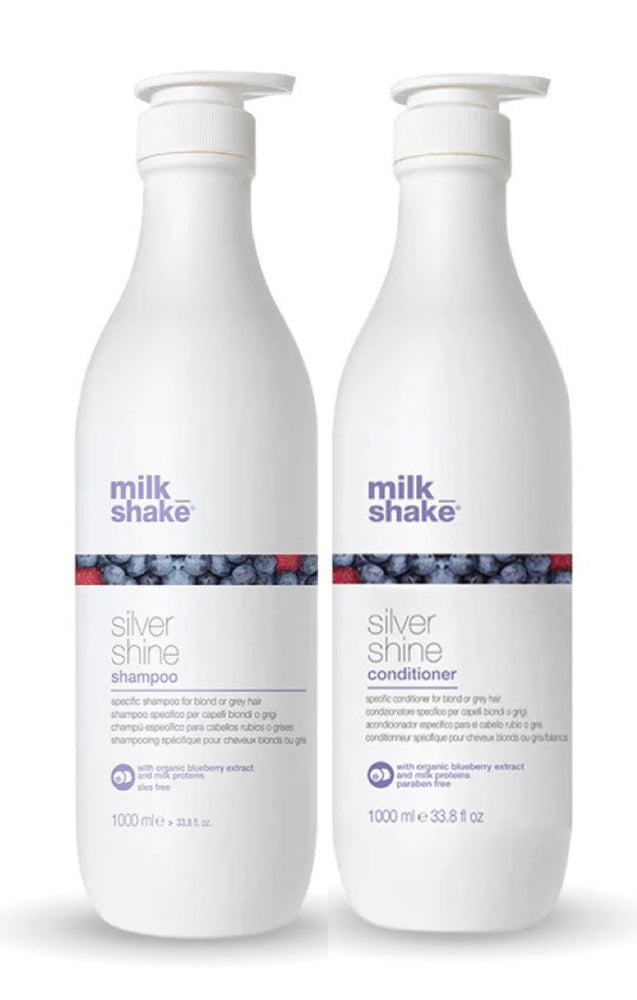 milk_shake Silver Shine Shampoo & Conditioner Duo Pack (2x1L)