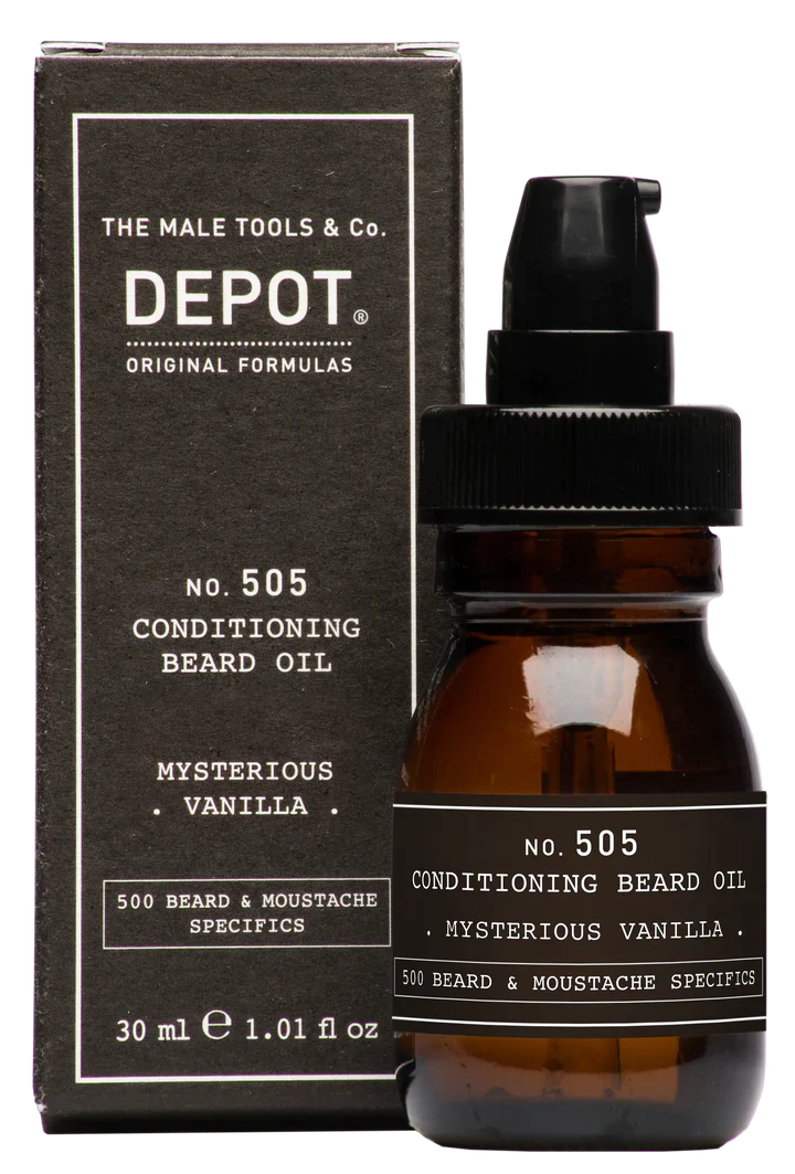 DEPOT NO. 505 CONDITIONING BEARD OIL .MYSTERIOUS VANILLA. 30ml