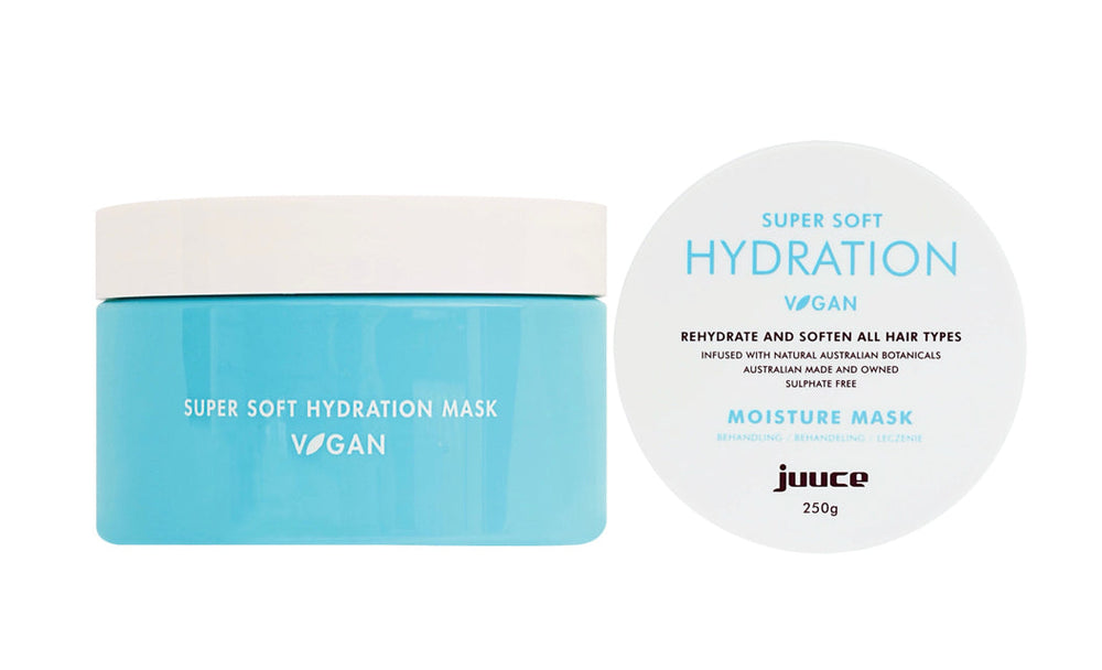 
            
                Load image into Gallery viewer, Juuce Super Soft HYDRATATION Rehydrate And Soften All Hair Types 250g
            
        