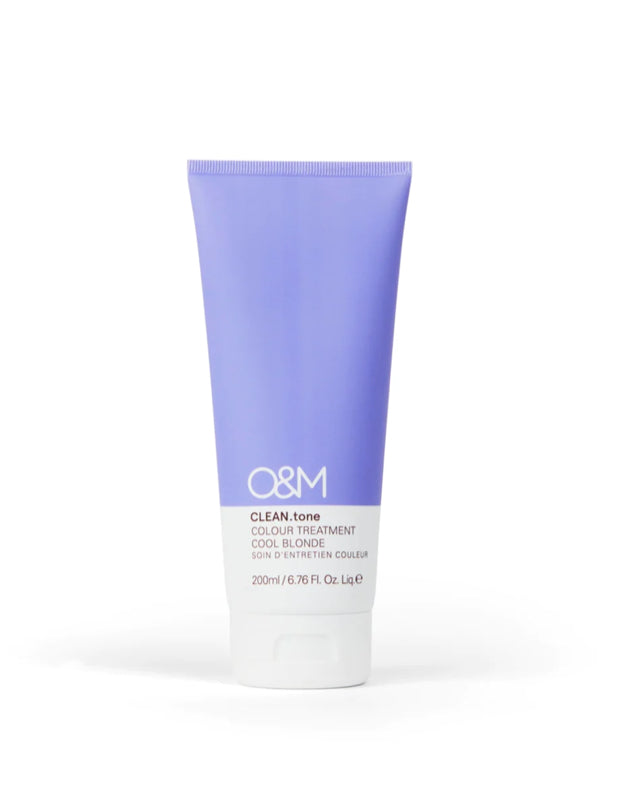 O&M Clean.Tone Cool Blonde Colour Treatment 200ml - AtsiHairSupplies