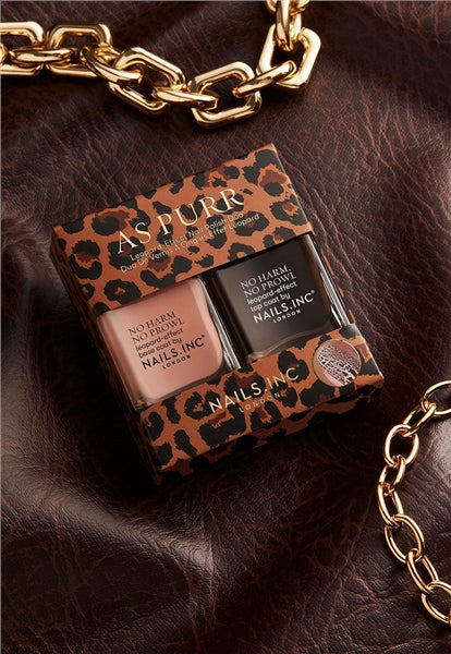 NAILS.INC LONDON As Purr Leopard Nail Polish Duo 2x14ml