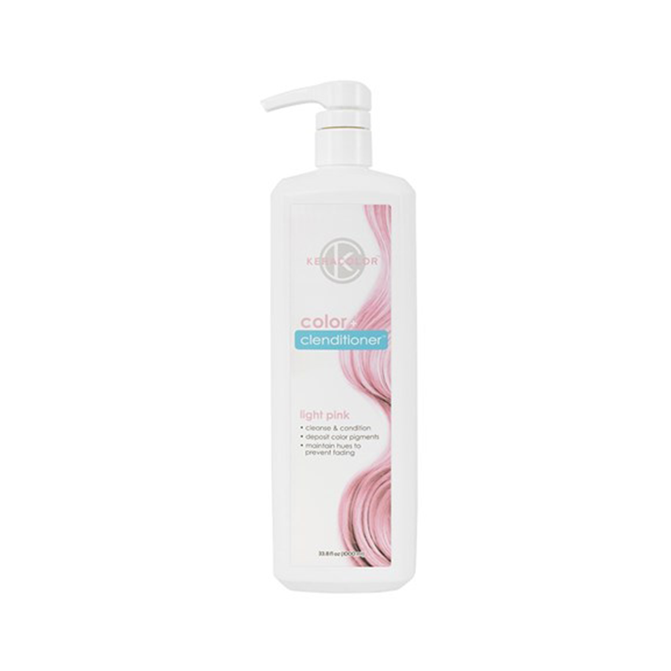 Keracolor Color Clenditioner Shampoo Light Pink 1000ml - AtsiHairSupplies